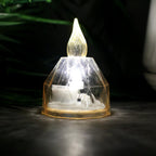 Decorative LED candle lights creating cozy and safe lighting