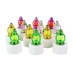 Battery powered flameless LED candle lamps ideal for party decoration