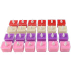 LED tealight candles set used as a decorative centerpiece for festive occasions