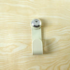 Pot lid storage clip for organized kitchen