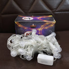 Multicolor LED decorative bubble ball string lights perfect for home and outdoor events