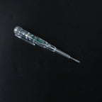 Digital voltage tester pen with illuminated LED indicator showing power detection