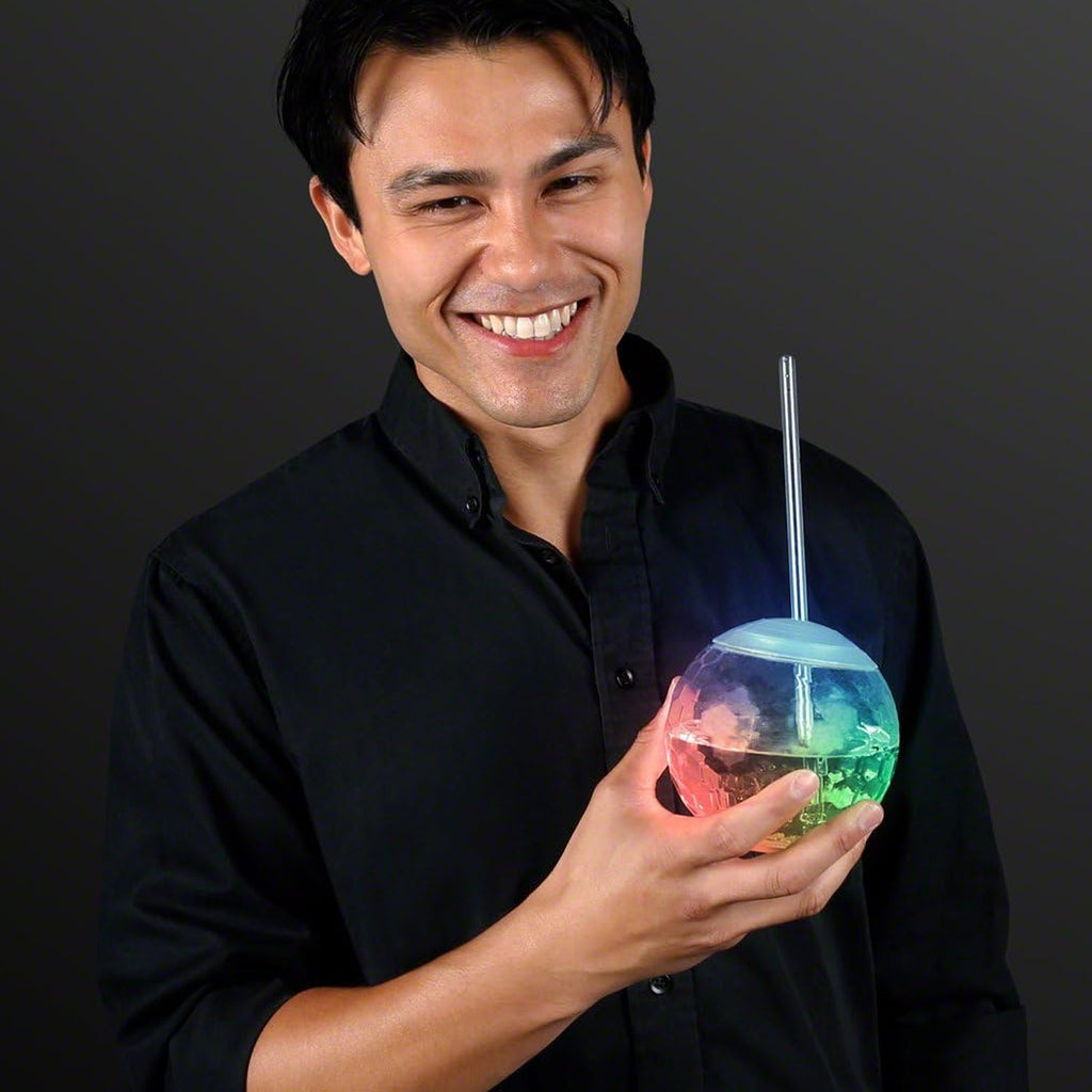 Color-changing LED beverage cup ideal for night events
