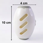 Reusable lint roller with pet hair on surface