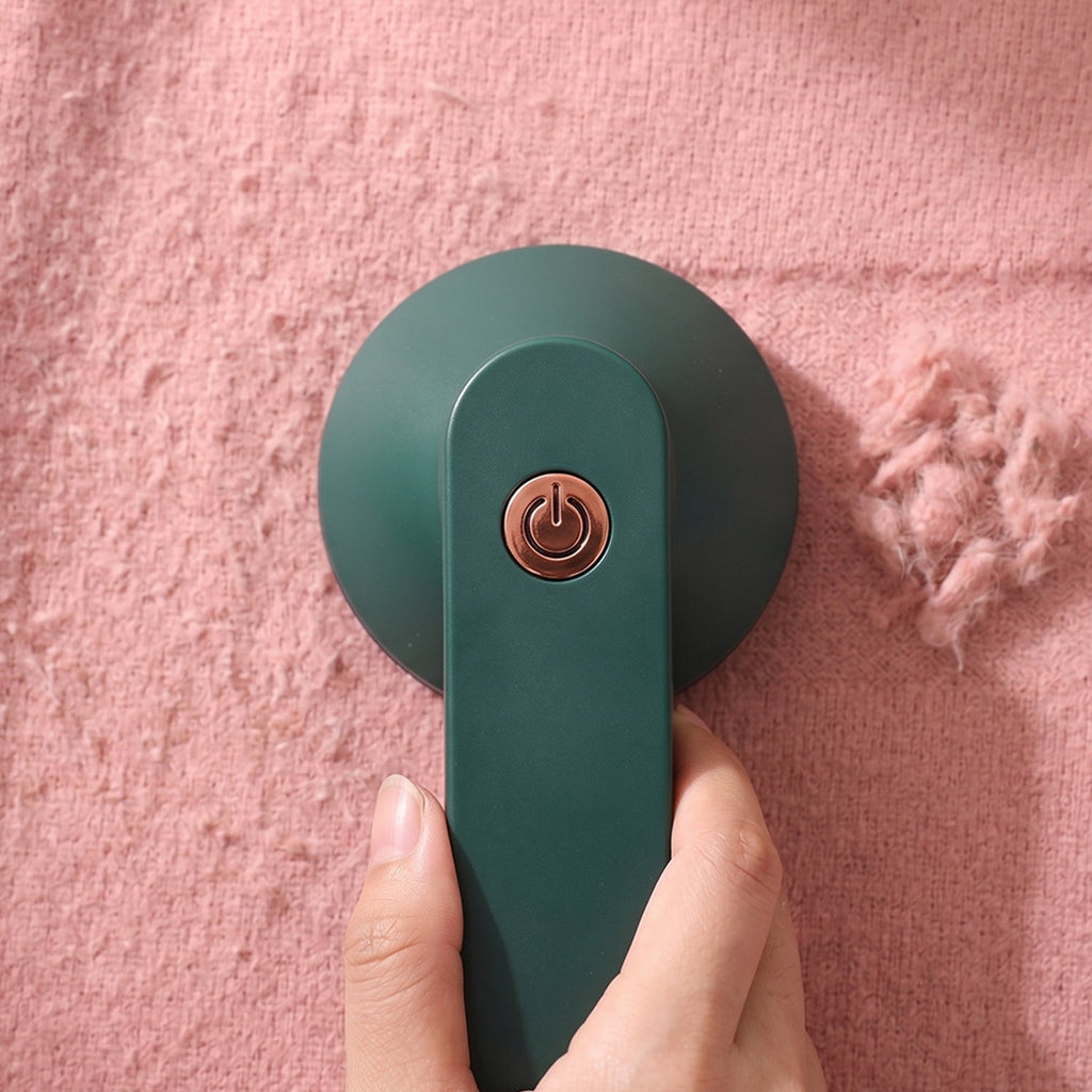 Electric lint remover USB with additional blades for household fabrics