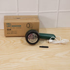 Ergonomic handheld electric lint remover for clothes and household fabrics