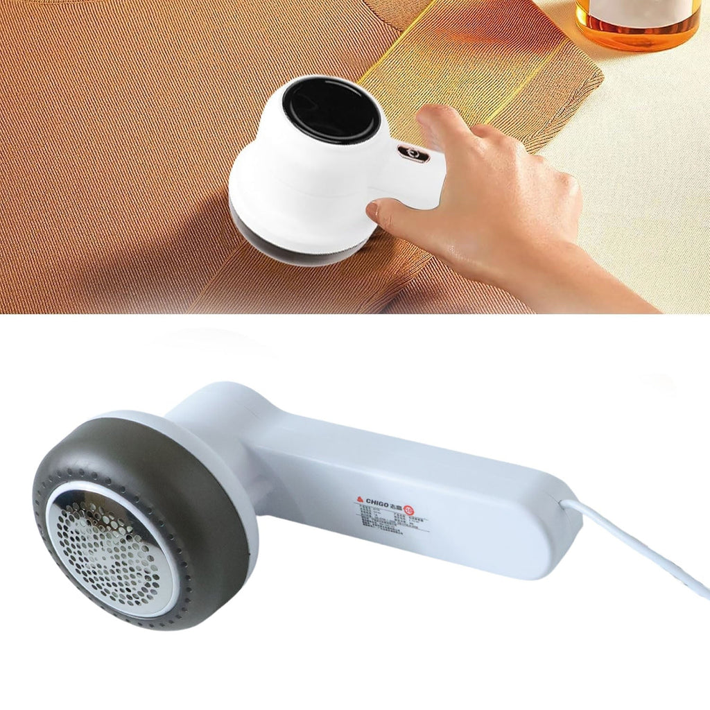 Rechargeable clothes lint remover for sweaters and upholstery fabrics