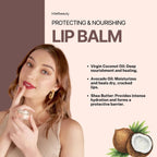 Opened In'lief hydrating lip balm for smooth, healthy lips