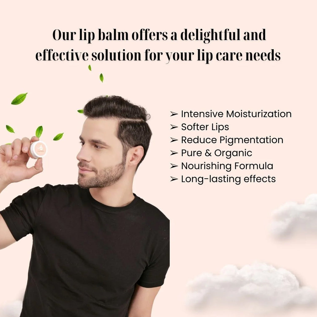 In'lief creamy lip balm providing natural nourishment and moisture