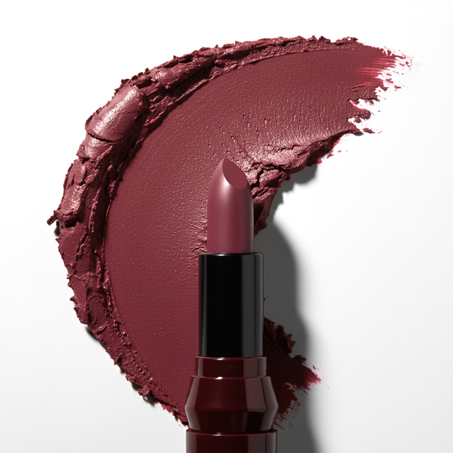 Lipstick showcasing smooth glide and bold matte lip color