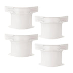 Reusable plastic bed sheet holders designed for preventing sheet slipping