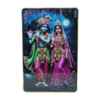 Religious wall art gift frame with Radha Krishna theme