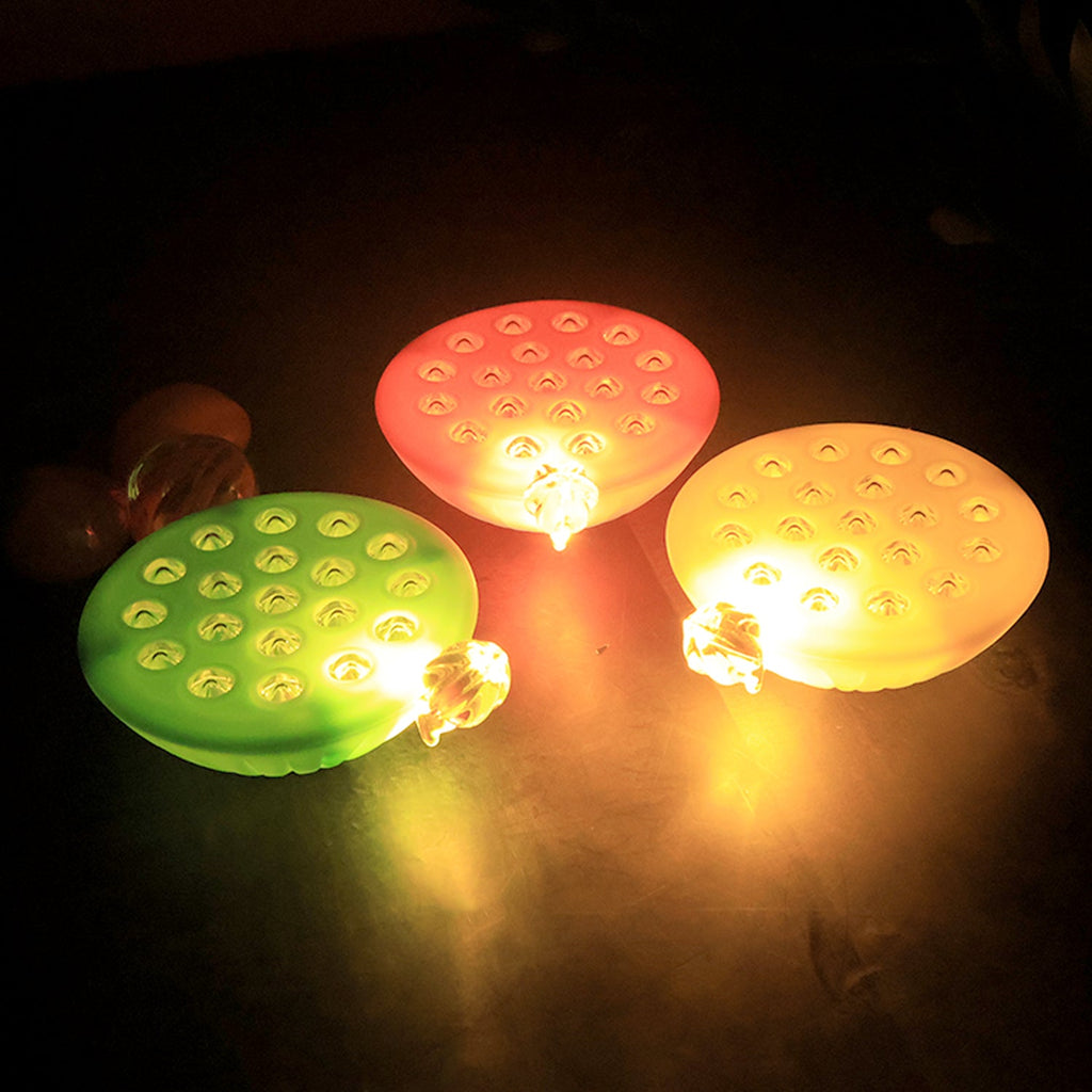 Battery operated lotus canopy LED lamp set for safe home décor