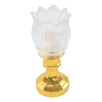 Home decor lamp shaped like lotus flower with LED light