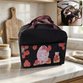 Colorful cartoon print insulated lunch bag for kids and adults