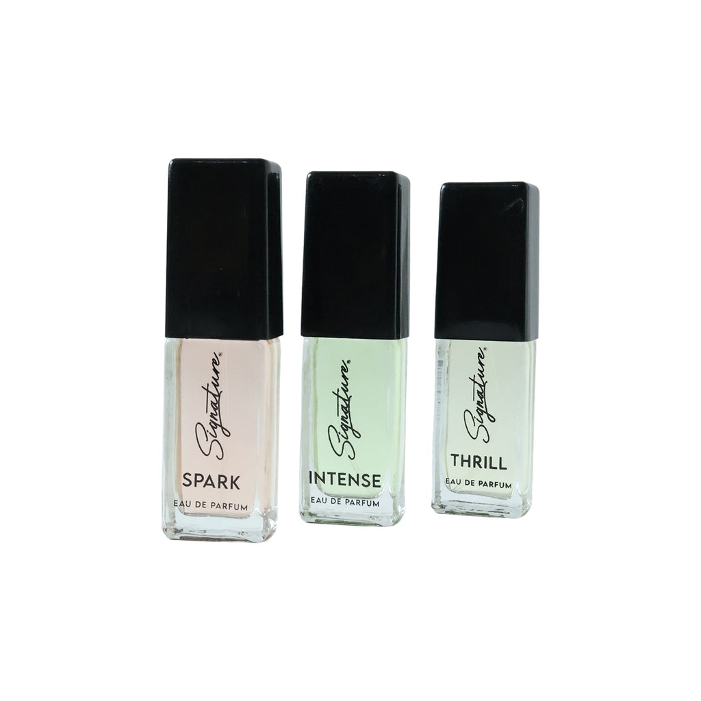 Long-lasting luxury scent perfume set in compact bottles