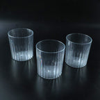 Contemporary kitchen glass set for water, juice, or cocktails