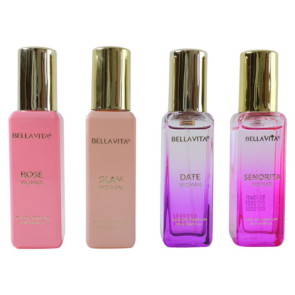Pocket-sized women’s perfume set, ideal for travel and daily use
