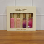 Premium women’s perfume gift set with four elegant scents