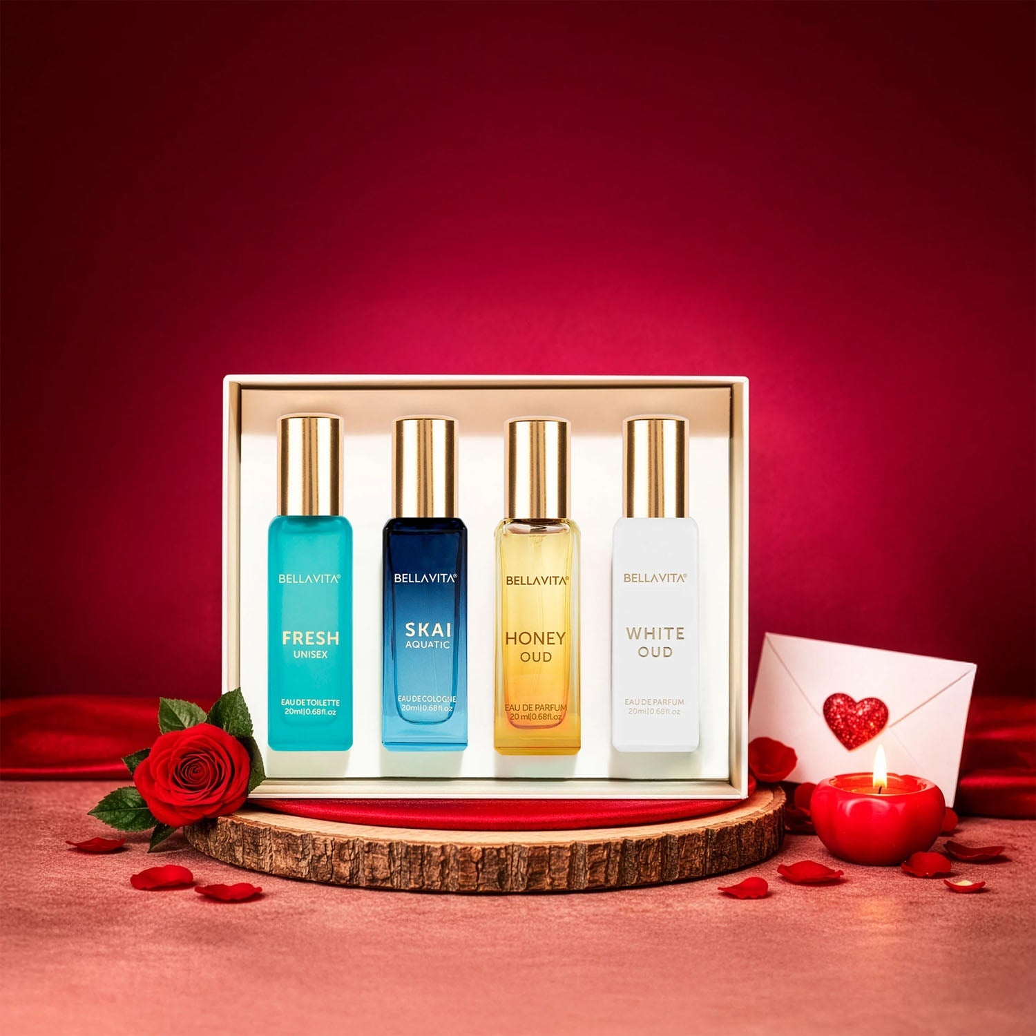Perfume collection in compact spray bottles, ideal for travel and gifting