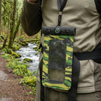 Mix color waterproof phone case with compass for outdoor use