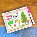 Magic Water Drawing Book with reusable water pen revealing colorful artwork