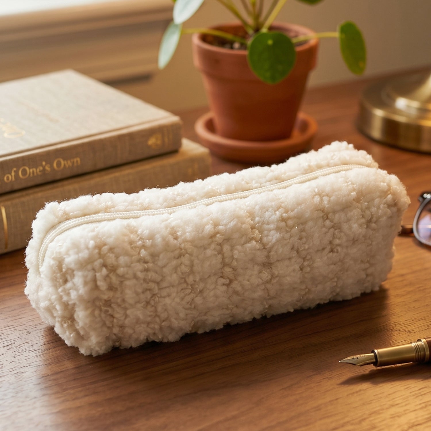 Portable and easy-to-clean makeup or toiletries storage pouch