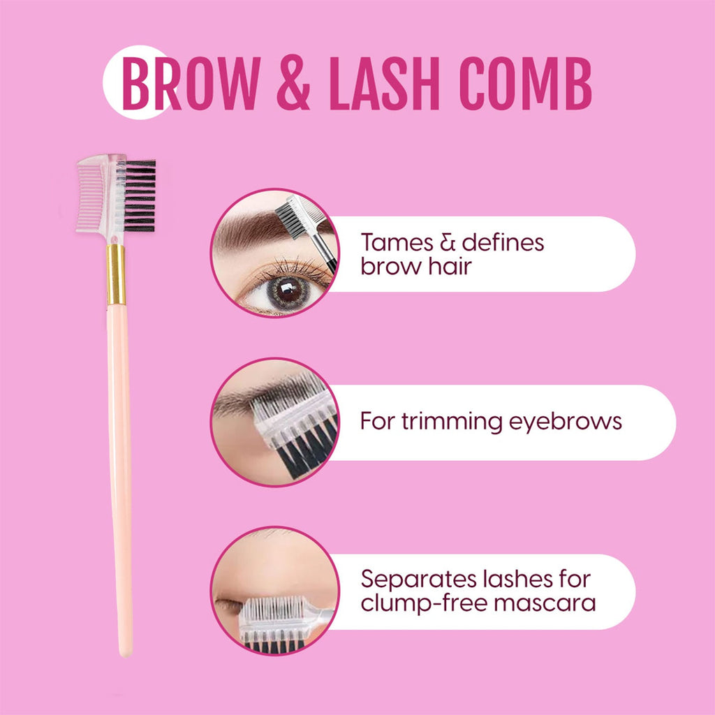 Professional makeup artist using blush brush from 9-in-1 set