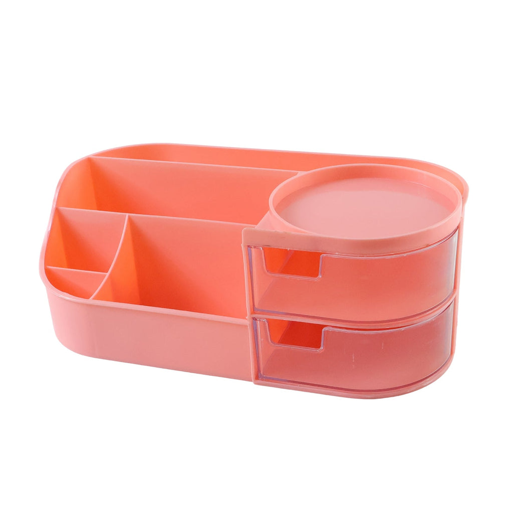 Beauty accessories storage case for makeup brushes and lipstick