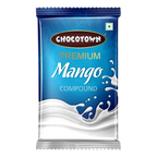 Close-up of a Chocotown Mango Compound slab, ready for use in confectionery.