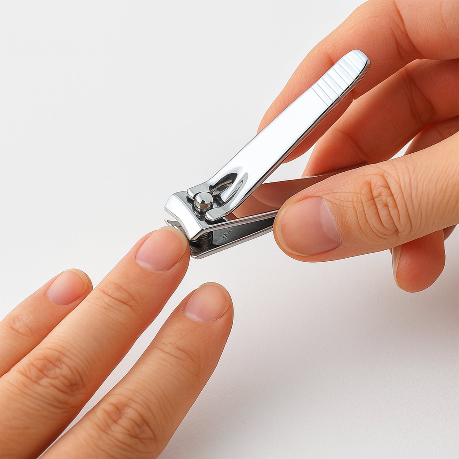 Nail grooming tools in manicure pedicure kit for trimming and shaping