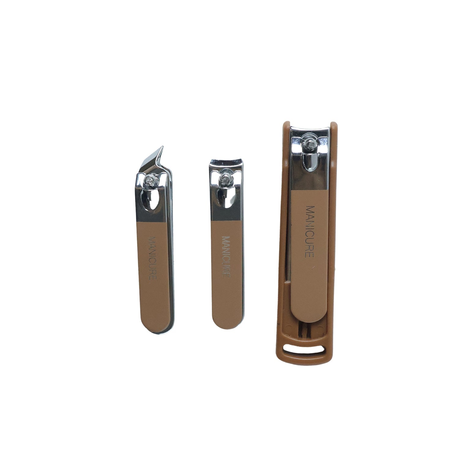 Tools of manicure pedicure kit with compact storage