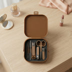 Size details of manicure pedicure tools in kit