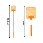 Indoor and outdoor use fly swatter with extended handle