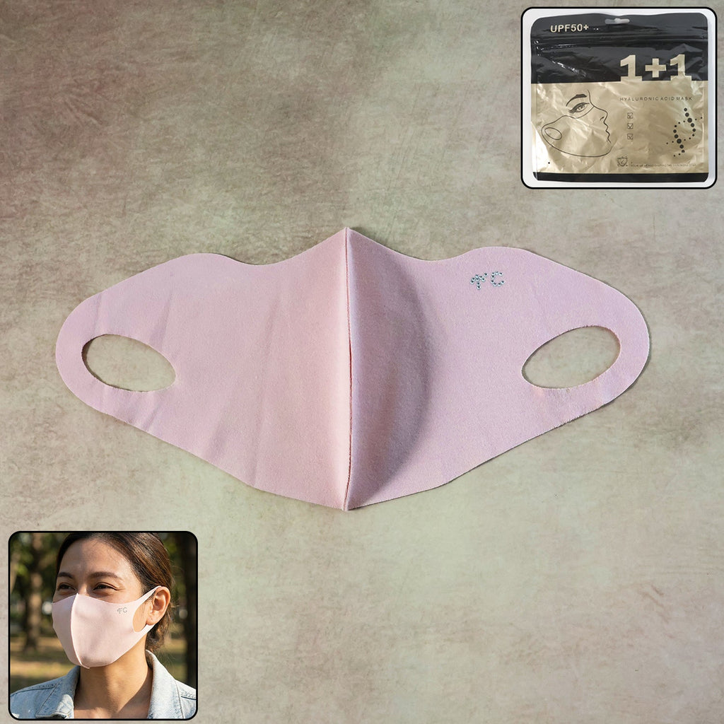 Hyaluronic acid face mask for deep skin hydration