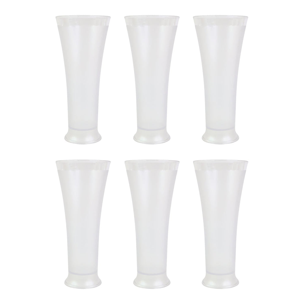 Elegant and sturdy plastic drinkware set with a non-slip matt texture