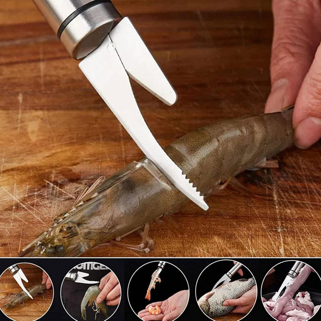 Dual-ended stainless steel corer and slicer for delicate food prep