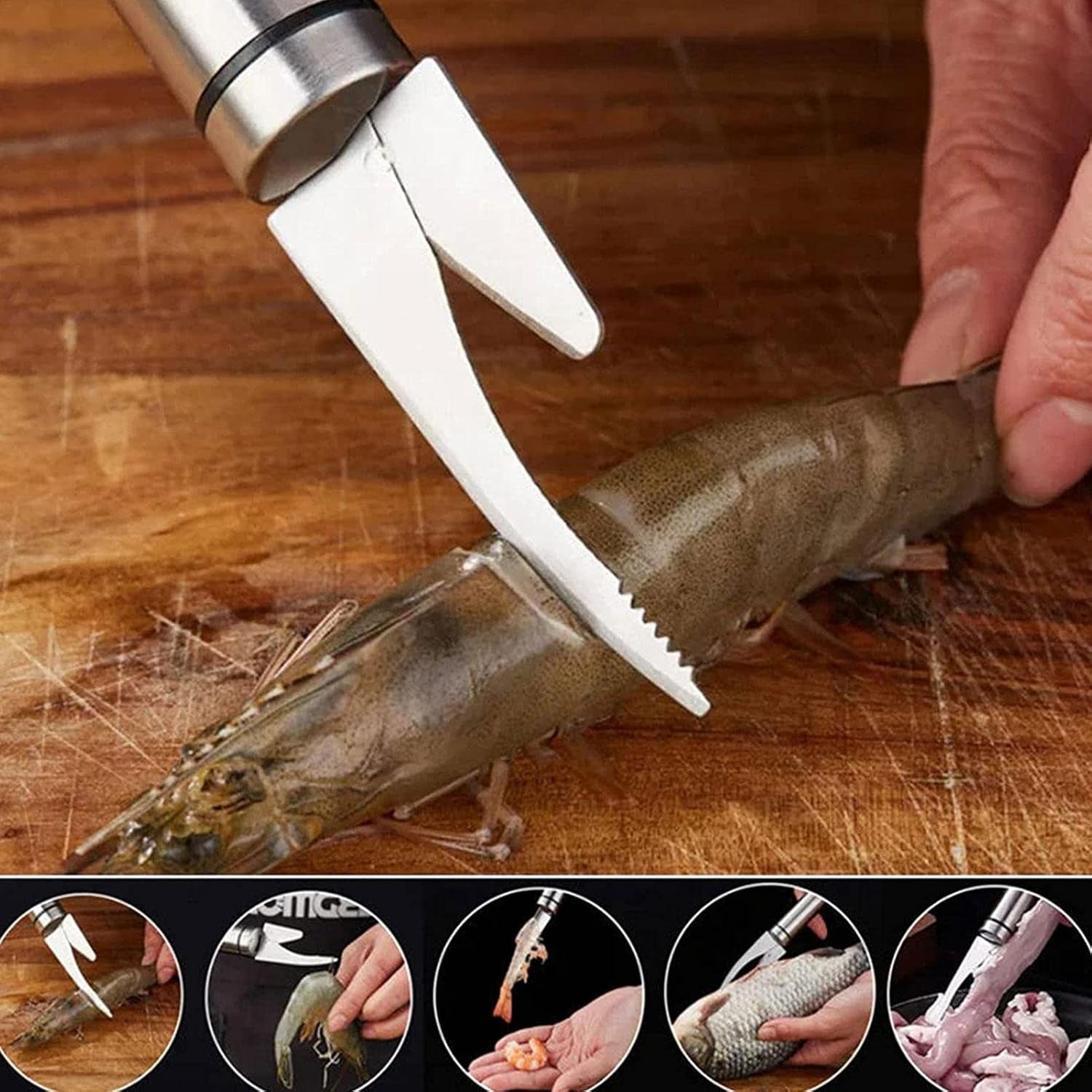 Dual-ended stainless steel corer and slicer for delicate food prep