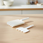 Close-up of manual food slicing and frying press tool for kitchen