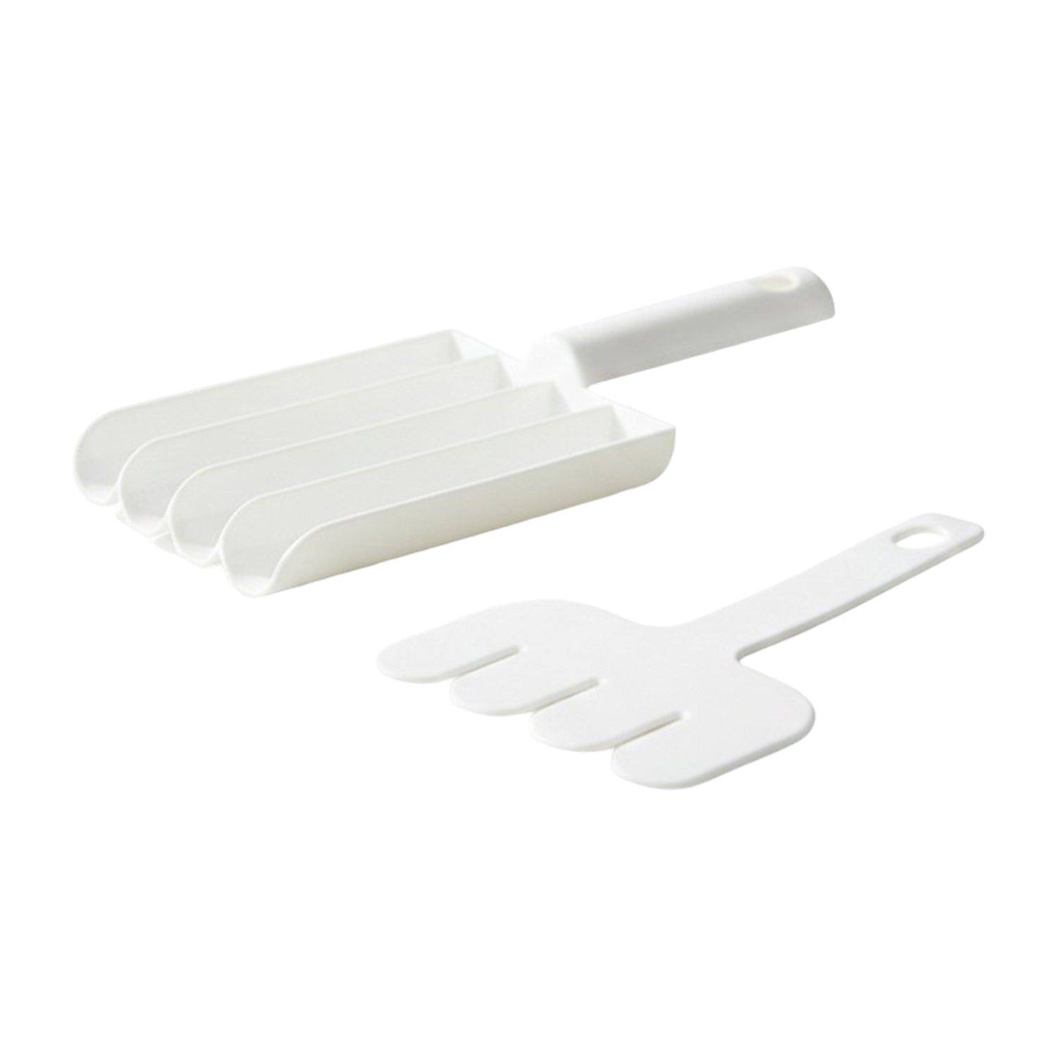 Manual kitchen slicer tool for shaping and slicing snacks with ease
