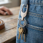 Keychain attached to a belt loop for daily use