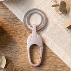 Keychain with keys and small accessories attached