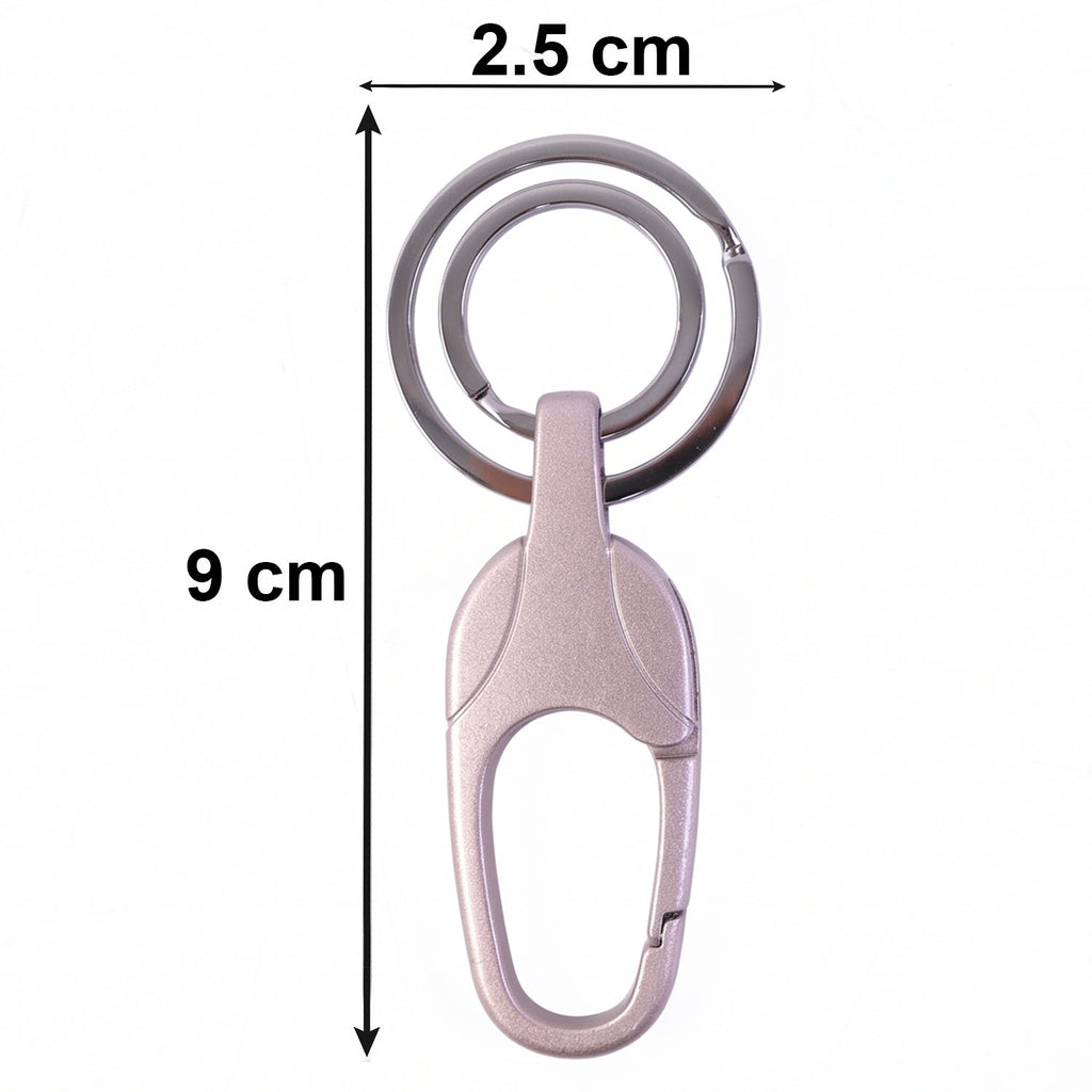 Close-up of keyring holding multiple keys securely