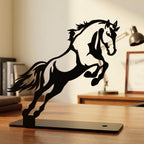 Black horse statue for modern home decor