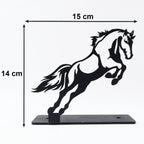 Contemporary iron horse ornament for desk or shelf