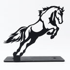 Elegant horse figurine sculpture for workspace or living room