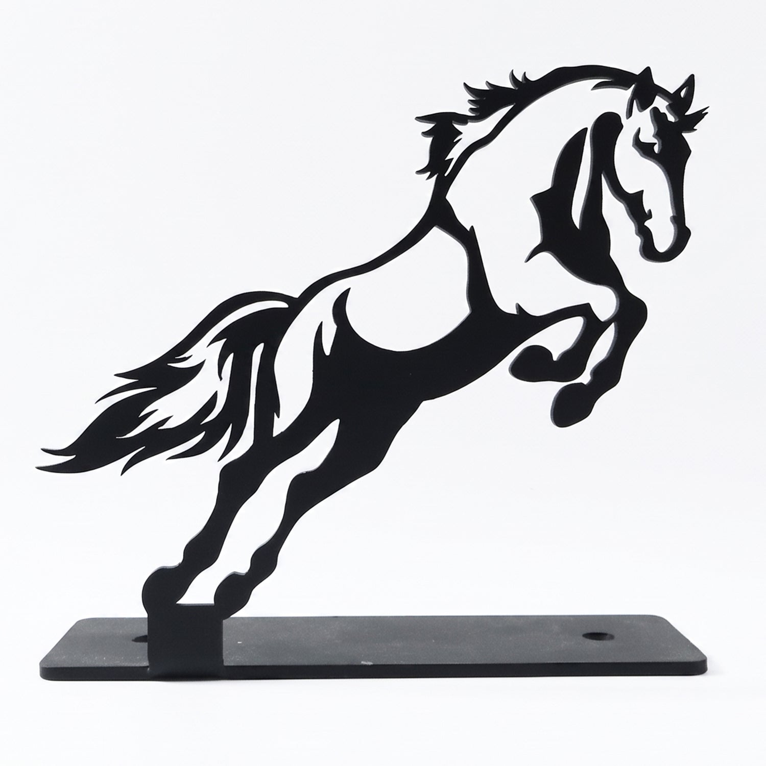 Elegant horse figurine sculpture for workspace or living room