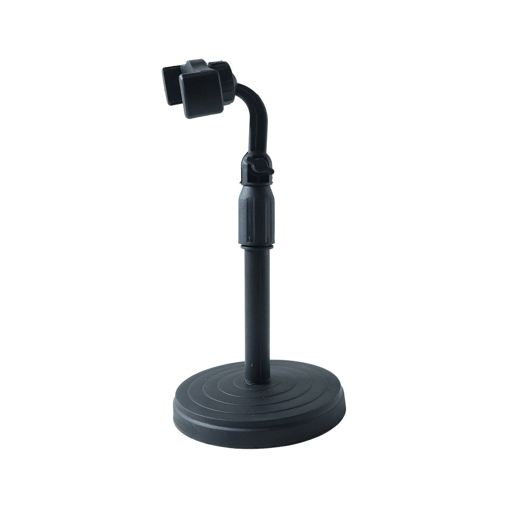 Universal mobile phone holder on office desk