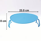 Kitchen and microwave compatible plastic serving tray