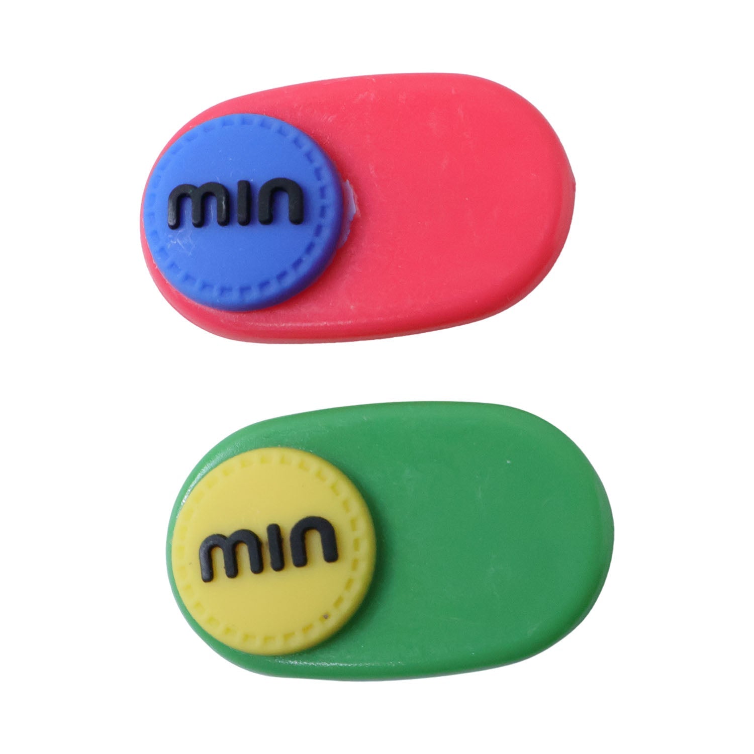 Stylish 4-piece decorative hair clip set with text accent design